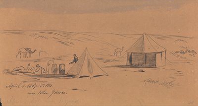 Near Khan Yunas by Edward Lear